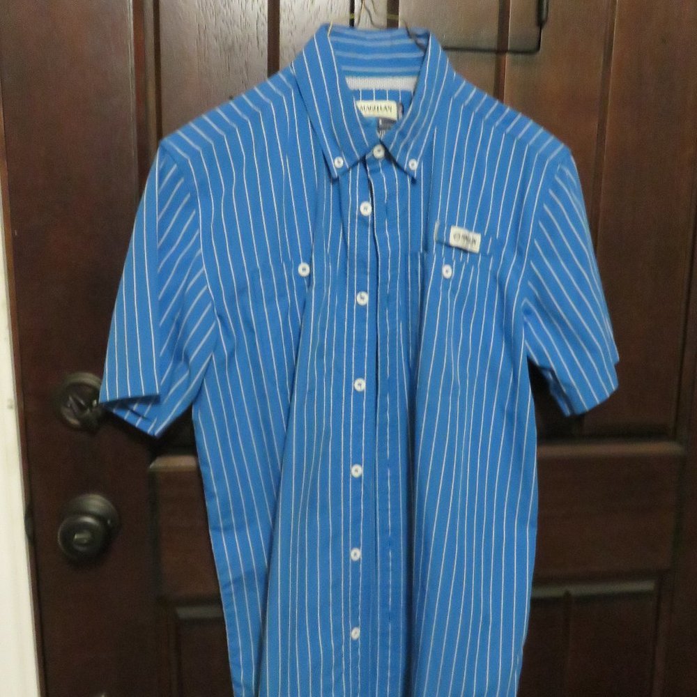 MAGELLAN OUTDOORS MAG SHIELD FISHING GEAR SHIRT LOOSE FIT SIZE SMALL